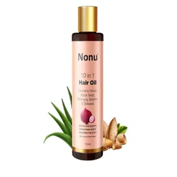 NONU 10 In 1 Ayurvedic Hair Oil With Black Seeds- 100ml-12