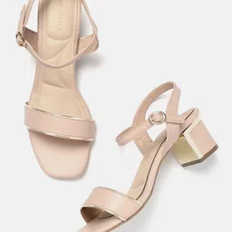 Lino Perros Open Toe Block Heels-0