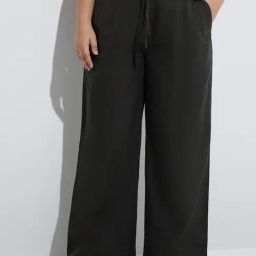 Gia by Westside Olive Wide-Leg High-Rise Pants-image-8
