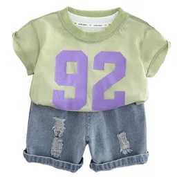 StyleCast x Revolte Boys Printed Round Neck Pure Cotton T-shirt with Shorts-image-77
