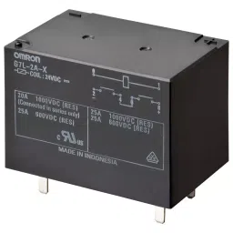 OMRON ELECTRONIC COMPONENTS POWER RELAY, DPST-NO, 25A, 1KVDC, TH, G7L-2A-X DC12-10