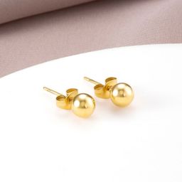 Peora Gold-Plated Circular Studs-image-69