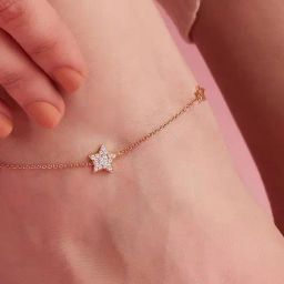 Zavya 92.5 Sterling Silver Anklet for Women in Gold-Plating-image-98