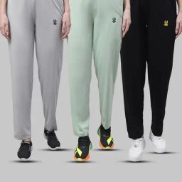 Vimal Jonney Multicolor Cotton Track Pants - Pack of 3-image-89