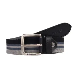 SCHARF Multicolor Twister Canvas Leather Casual Belt for Men-picture-39