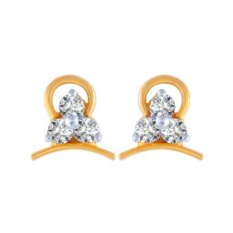 P.C. Chandra Jewellers 18 kt Gold & Diamond Earrings-picture-34