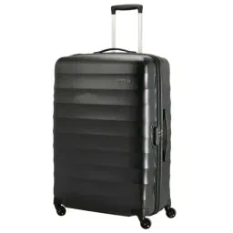 American Tourister Barcelona Gunmetal Textured Hard Large Trolley Bag - 55 cm-image-82