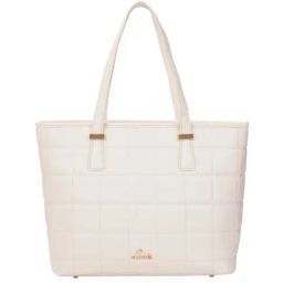 Lavie Box Sherry Off White Quilted Medium Tote Handbag-image-56