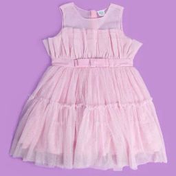 MINIKLUB Kids Pink Shimmer Dress-image-49