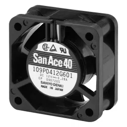 SANYO DENKI AXIAL FAN, 40MM, 12VDC, 10.9CFM, 42DBA, 109P0412D601-image-43