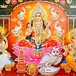 SUNINOW Gold-Toned & Red Wood Religious Wall Paintings-image-44