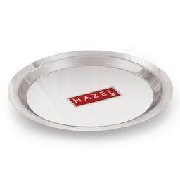 HAZEL Stainless Steel Lid Tope Cover Plates Ciba Only For Kadhai Vessels Pot Tope, 26.2 cm-picture-4