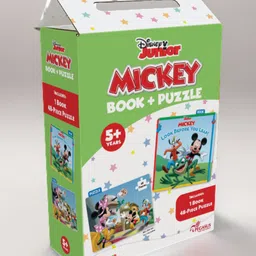 Popcorn Games Disney Junior Mickey Book & Puzzles for Kids 5 Years and Above - Look Before You Leap  1 Book & 48 Piece Puzzles-picture-15