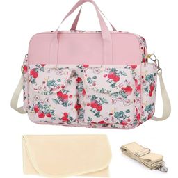Obaby Mother Bag Maternity Shoulder Strap- Pink Strawberry-image-8