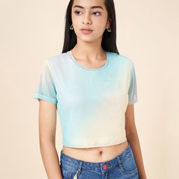 Coolsters by Pantaloons Half Sleeves Ombre Top - Multi Colour-image-20