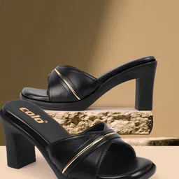Colo Women Solid Block Mules-53