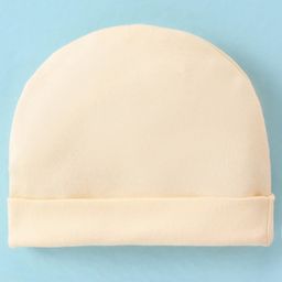 Ben Benny Interlock Cap Mitten & Booties Set with Solid Colour Peach - Dimension 9 cm image 3