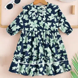 Bella Moda Floral Print Fit & Flare Dress-38