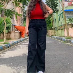 STREET 9 BASICS Women Gorgeous Red Solid Top-picture-18