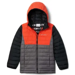 Columbia Kids 0 Orange & Grey Color Block Full Sleeves Jacket-image-73