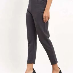 SALT Attire Grey Plain Trousers-image-18
