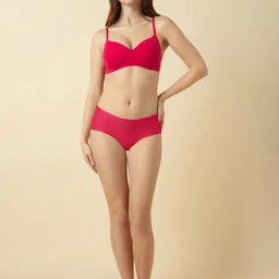 Van Heusen Cerise Regular Fit Solid Bras Bra Set-picture-12