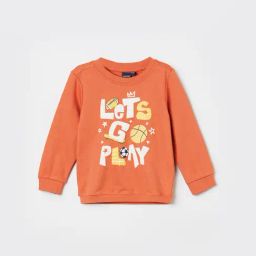 Juniors by Lifestyle Baby Boys Rust Regular Fit Sweatshirt-picture-25