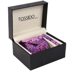 Tossido Multi Printed Necktie and Pocket Square Set For Men-image-42