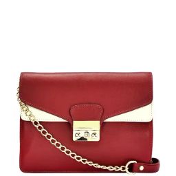 Eske Lydia Wine & Vanilla Solid Medium Sling Handbag-image-40