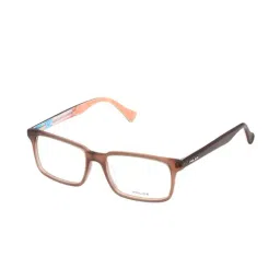 Police VK03850B36MFR Brown Full Rim Square Frame-picture-33