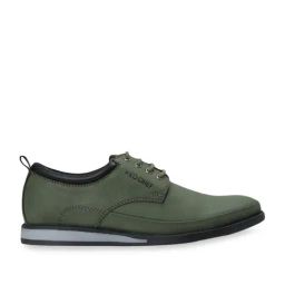 Red Chief Olive Derby Shoes-image-46