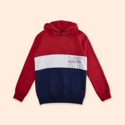 Pantaloons Junior Red & Navy Cotton Color Block Full Sleeves Sweatshirt-image-42