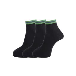 Dollar Black Ankle Length Socks (Pack of 3)-image-16