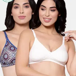 Inner Sense Multicolor Printed Bra (Pack of 2)-image-5