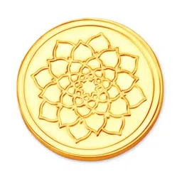Mia by Tanishq Lotus 22k (916) 2gm Gold Coin-picture-34