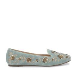 Aady Austin Women's Green Flat Ballets-image-40