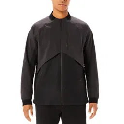 Asics Black Full Sleeves Jacket-image-11