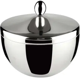FnS Elantra Silver Stainless Steel Casserole With Lid (1.2 L)-image-75