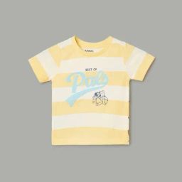 Juniors by Lifestyle Baby Boys Yellow Regular Fit T-Shirt-image-85
