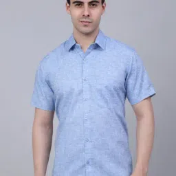Jainish Blue Regular Fit Shirt-image-71