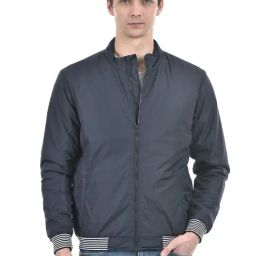 Numero Uno Blue Regular Fit Jacket-image-88