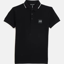 Antony Morato Boys Black Pure Cotton T-Shirt-image-55