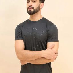 Sweet Dreams Dark Grey Regular Fit Printed Crew T-Shirt-picture-28