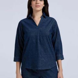 Pepe Jeans Blue Cotton Shirt-image-53