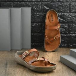 Spykar Men's Jake Tan Toe Ring Sandals-image-47