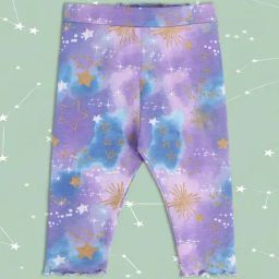 MINIKLUB Kids Purple Printed Leggings-image-49