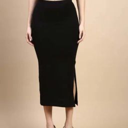 Kryptic Black Cotton Skinny Fit Shapewear-image-22