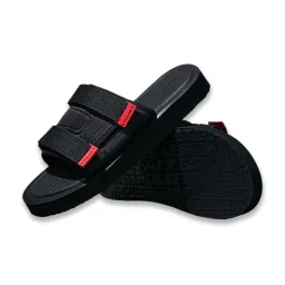 Neemans Men's Breezy Fluff Black Slides image 4