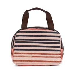 ZOUK Multicolor Striped Lunch Bag image 4