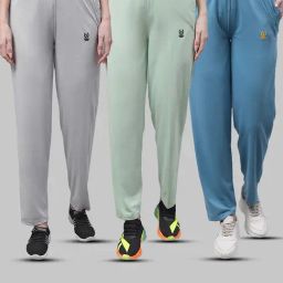 Vimal Jonney Multicolor Cotton Track Pants - Pack of 3-image-78
